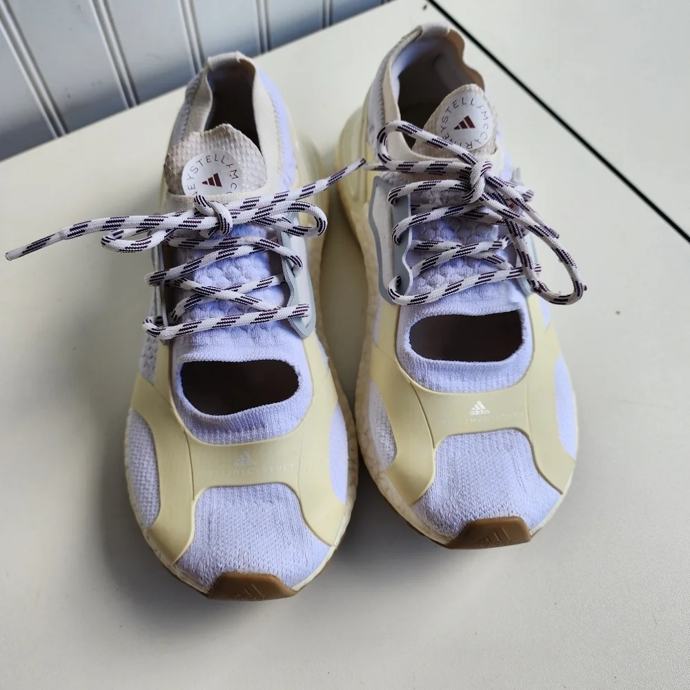 Adidas Stella McCartney Ultraboost Prime Sandals Shoes White Cream Sneakers 6.5 - Picture 2 of 11